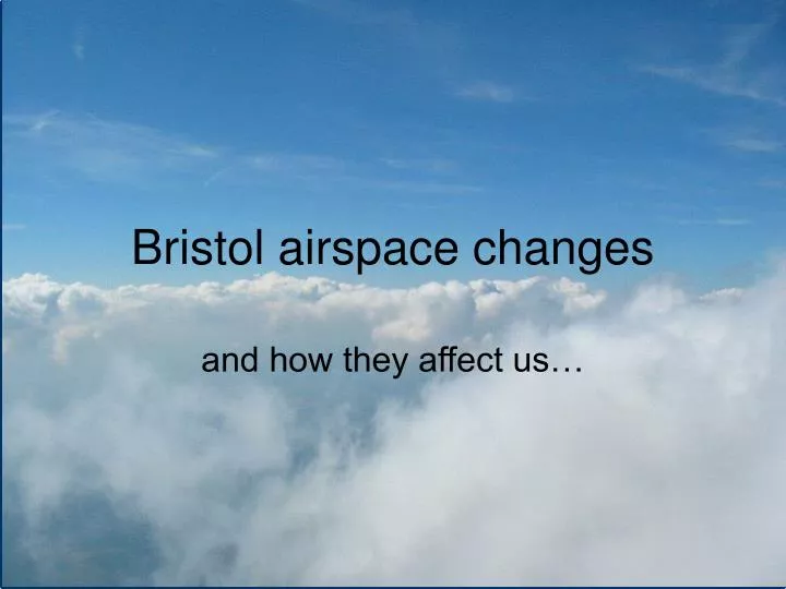bristol airspace changes