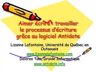 aimer crire travailler le processus d criture gr ce au logiciel antidote