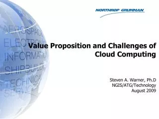 Value Proposition and Challenges of Cloud Computing
