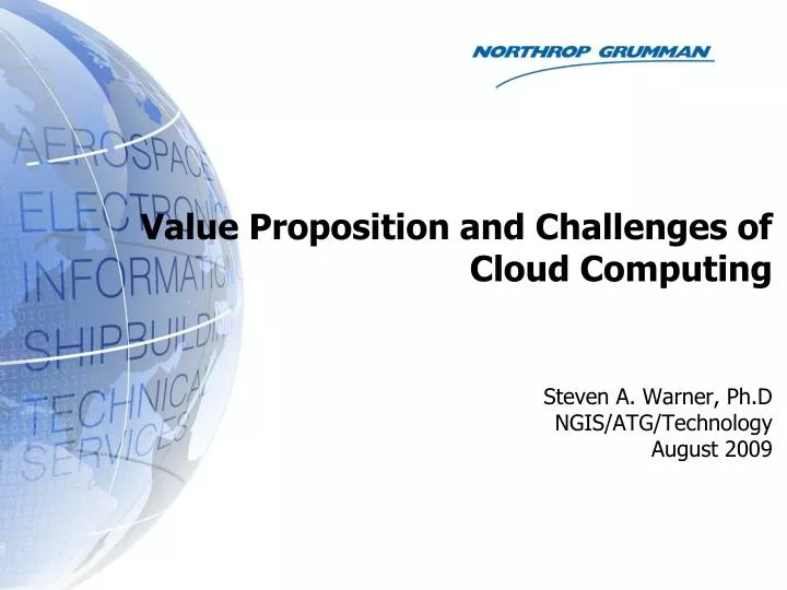 value proposition and challenges of cloud computing