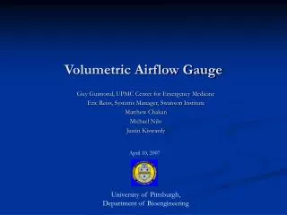 Volumetric Airflow Gauge