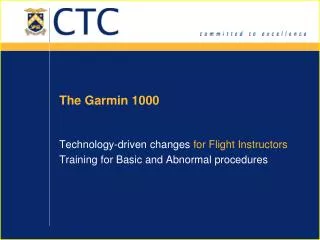 The Garmin 1000