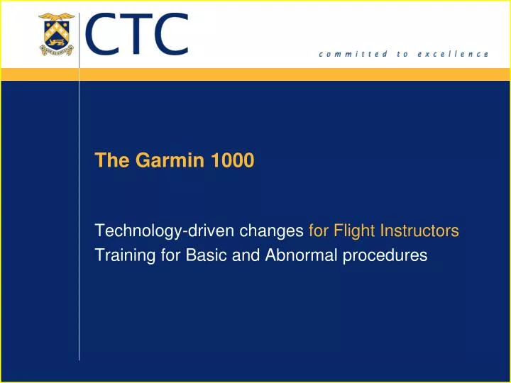 the garmin 1000