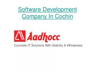 software Development company in cochin
