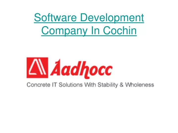 software development company in cochin