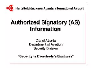 Authorized Signatory (AS) Information
