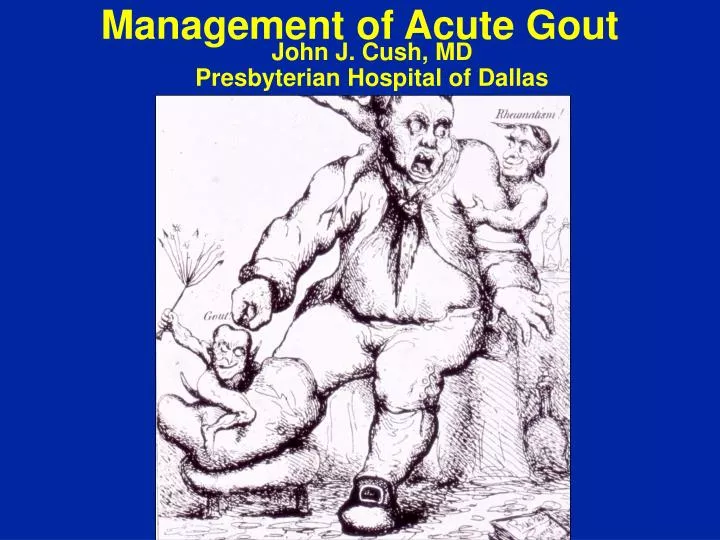 management of acute gout