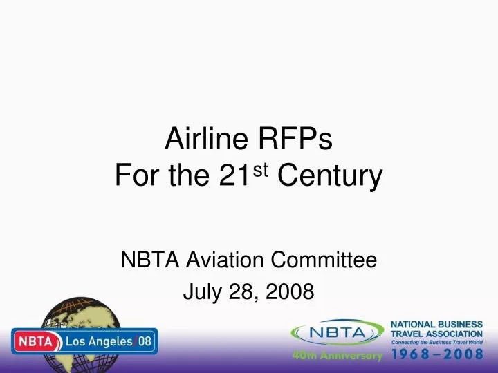 airline rfps for the 21 st century