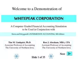 WHITEPEAK CORPORATION