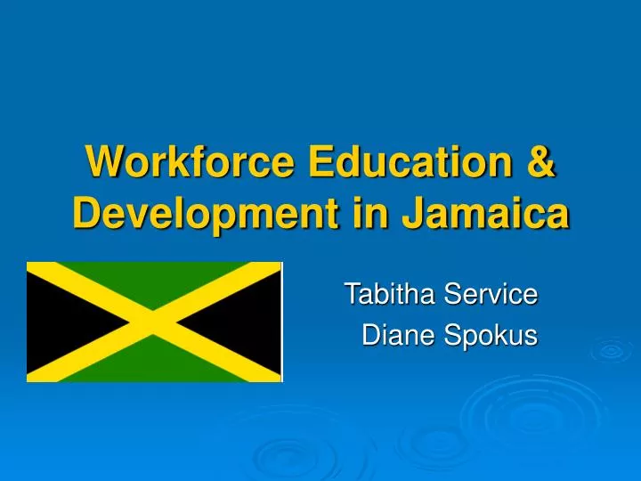 workforce education development in jamaica