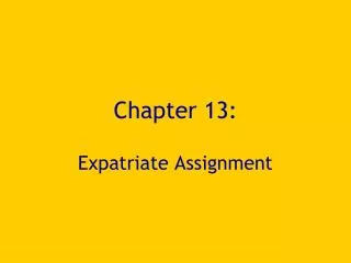 Chapter 13: