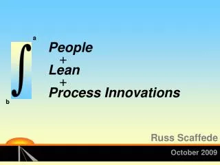 People + Lean + Process Innovations