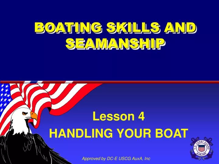 boating skills and seamanship