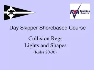 Collision Regs Lights and Shapes