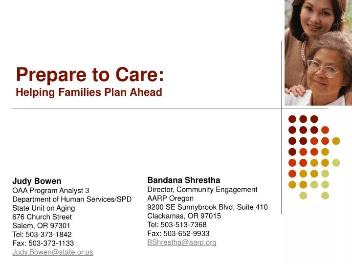 prepare to care helping families plan ahead