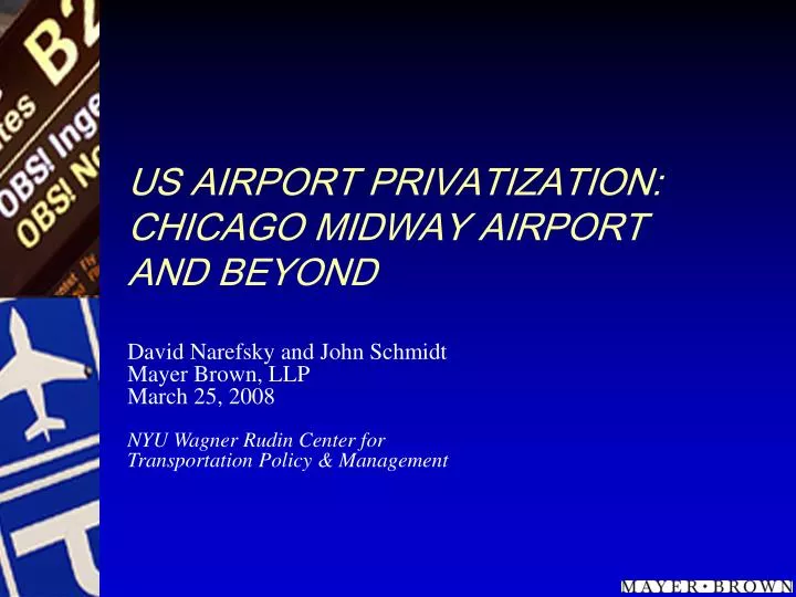 us airport privatization chicago midway airport and beyond