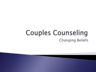 Couples Counseling