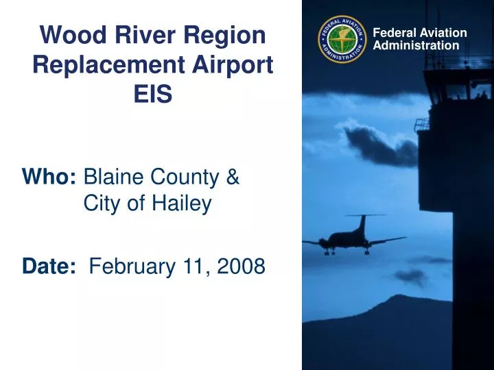 wood river region replacement airport eis