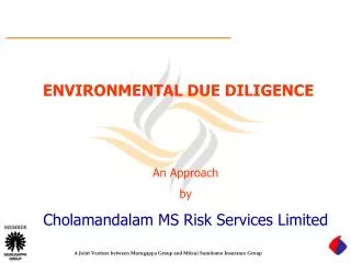 ENVIRONMENTAL DUE DILIGENCE