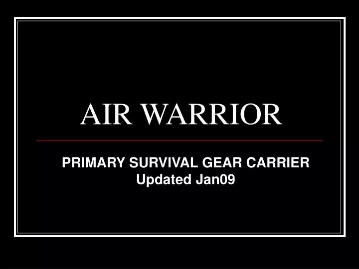 air warrior