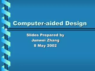 Computer-aided Design