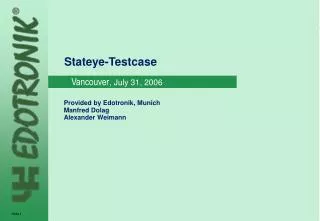 Stateye-Testcase