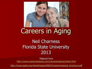 Careers in Aging