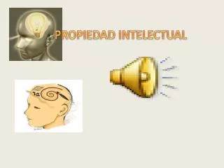 Propiedad Intelectual