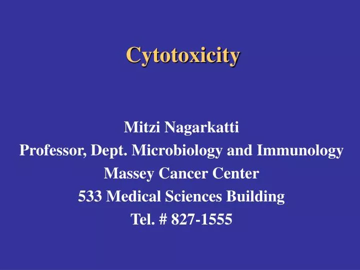 cytotoxicity