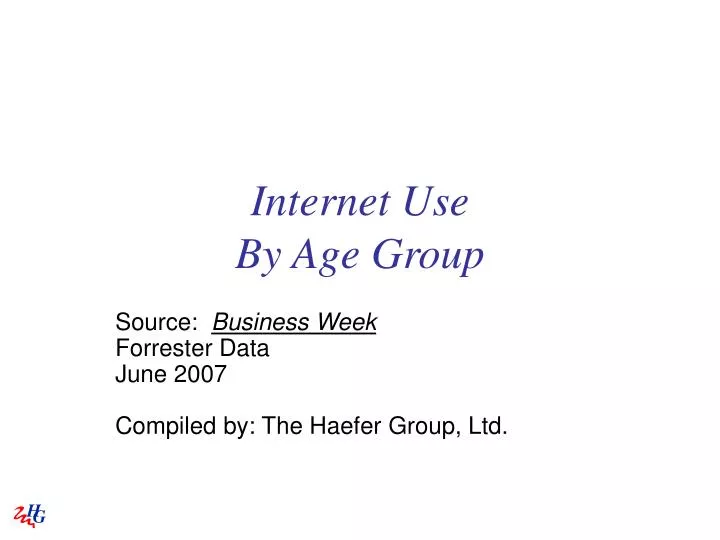 internet use by age group