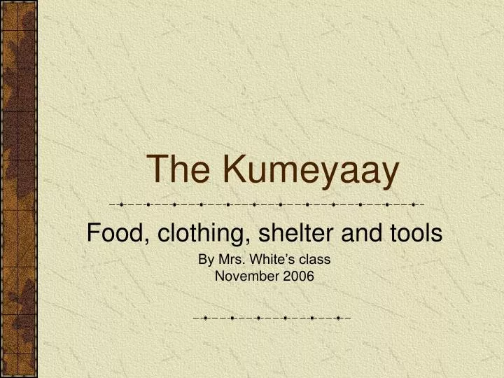 the kumeyaay