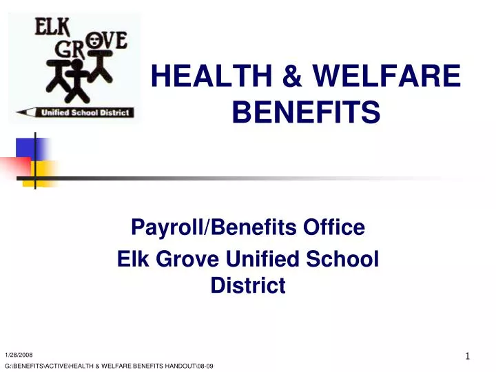 health welfare benefits