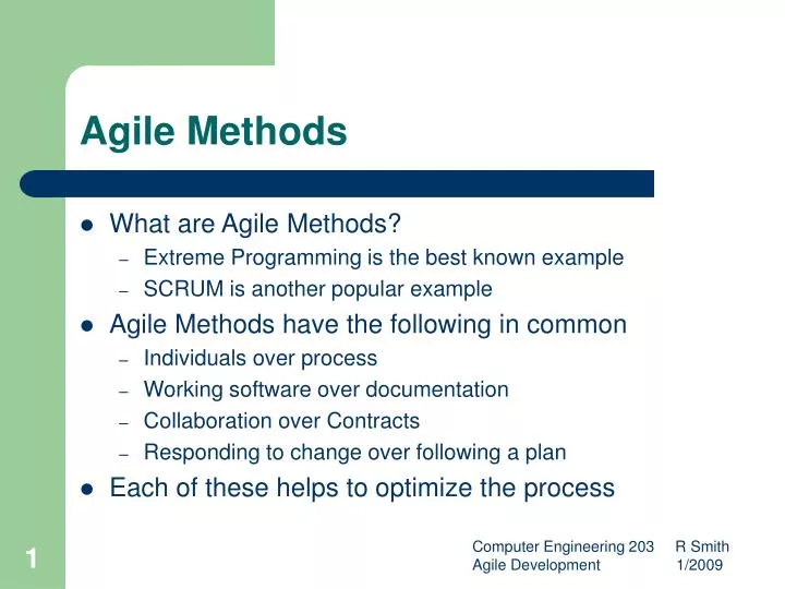 agile methods