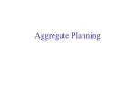Aggregate Planning - slide 1