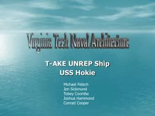 T-AKE UNREP Ship USS Hokie