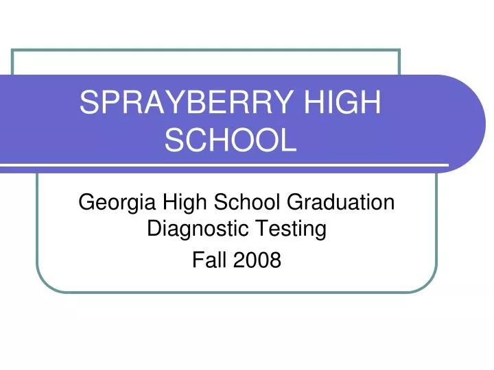sprayberry high school