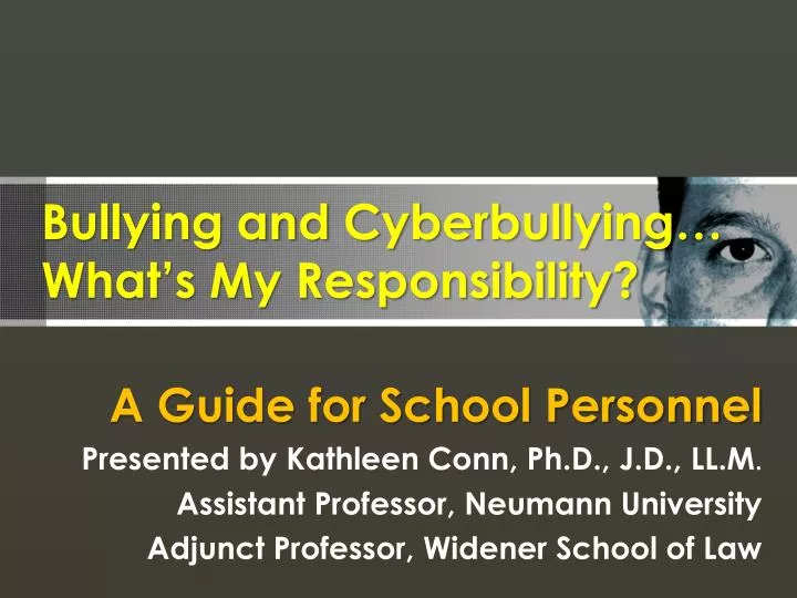 bullying and cyberbullying what s my responsibility