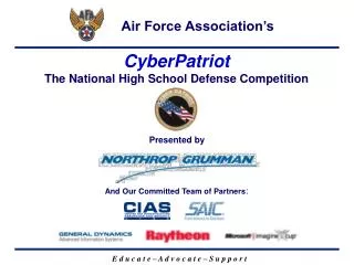 CyberPatriot The National High School Defense Competition