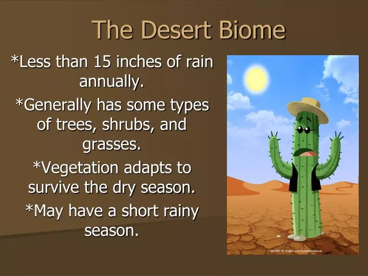 the desert biome