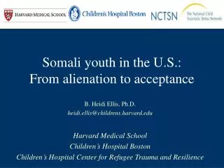 Somali youth in the U.S.: From alienation to acceptance