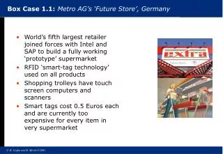 Box Case 1.1: Metro AG’s ‘Future Store’, Germany
