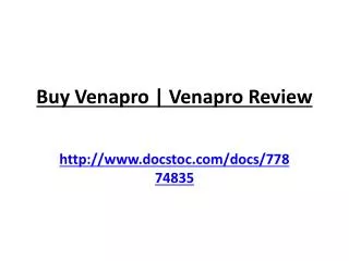 Buy Venapro