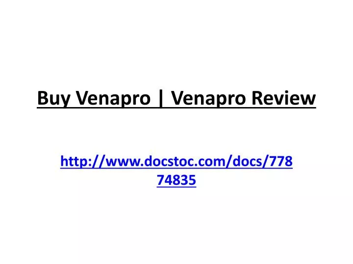 buy venapro venapro review