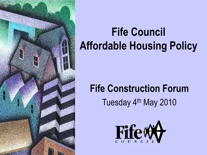 fife council affordable housing policy