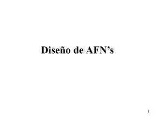 dise o de afn s