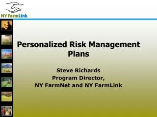 Personalized Risk Management Plans