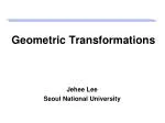 Geometric Transformations Overview: Linear, Affine, and Projective Transformations - slide 1