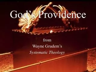 God’s Providence