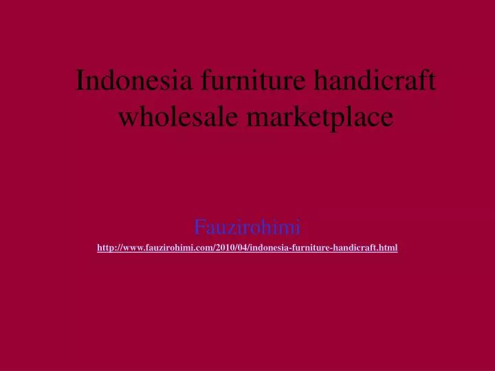 indonesia furniture handicraft wholesale marketplace