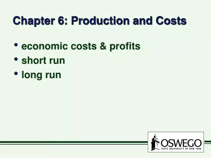 chapter 6 production and costs